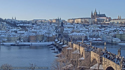 Pražský hrad, Karlův most, Vltava
