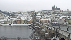 Pražský hrad, Karlův most, Vltava