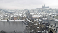Pražský hrad, Karlův most, Vltava