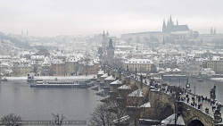 Pražský hrad, Karlův most, Vltava