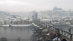 Pražský hrad, Karlův most, Vltava