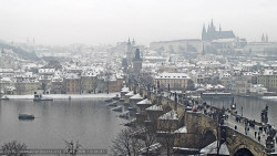 Pražský hrad, Karlův most, Vltava