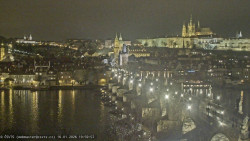 Pražský hrad, Karlův most, Vltava