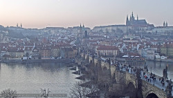 Pražský hrad, Karlův most, Vltava