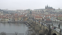 Pražský hrad, Karlův most, Vltava