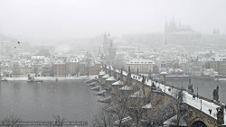 Pražský hrad, Karlův most, Vltava