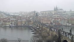 Pražský hrad, Karlův most, Vltava