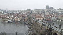 Pražský hrad, Karlův most, Vltava