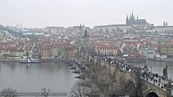 Pražský hrad, Karlův most, Vltava