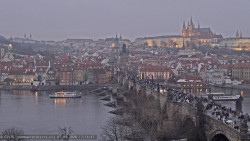 Pražský hrad, Karlův most, Vltava