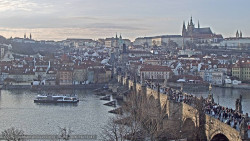 Pražský hrad, Karlův most, Vltava