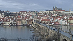 Pražský hrad, Karlův most, Vltava