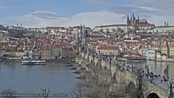 Pražský hrad, Karlův most, Vltava