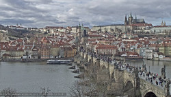 Pražský hrad, Karlův most, Vltava