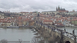 Pražský hrad, Karlův most, Vltava