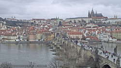 Pražský hrad, Karlův most, Vltava