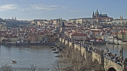 Pražský hrad, Karlův most, Vltava