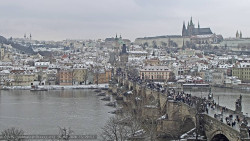 Pražský hrad, Karlův most, Vltava