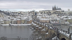 Pražský hrad, Karlův most, Vltava