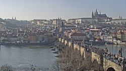 Pražský hrad, Karlův most, Vltava
