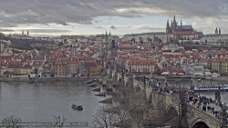 Pražský hrad, Karlův most, Vltava