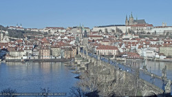 Pražský hrad, Karlův most, Vltava