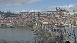 Pražský hrad, Karlův most, Vltava