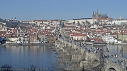 Pražský hrad, Karlův most, Vltava