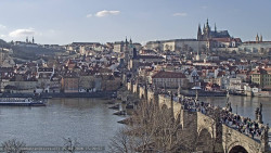 Pražský hrad, Karlův most, Vltava