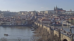 Pražský hrad, Karlův most, Vltava