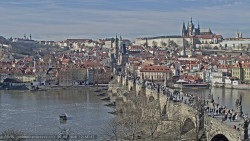 Pražský hrad, Karlův most, Vltava