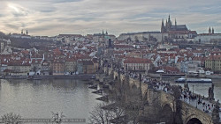Pražský hrad, Karlův most, Vltava