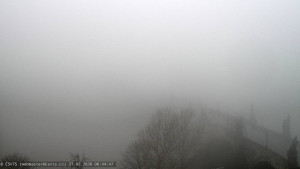 Město Praha - Pražský hrad, Karlův most, Vltava - 27.2.2026 v 06:45