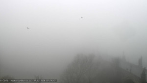 Město Praha - Pražský hrad, Karlův most, Vltava - 27.2.2026 v 07:15