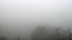 Město Praha - Pražský hrad, Karlův most, Vltava - 27.2.2026 v 07:45