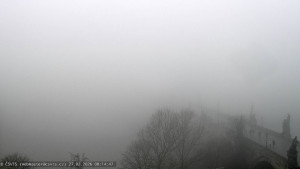 Město Praha - Pražský hrad, Karlův most, Vltava - 27.2.2026 v 08:15