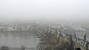 Město Praha - Pražský hrad, Karlův most, Vltava - 27.2.2026 v 09:30