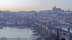 Pražský hrad, Karlův most, Vltava