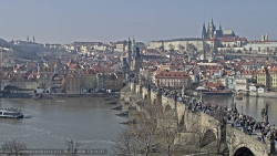 Pražský hrad, Karlův most, Vltava
