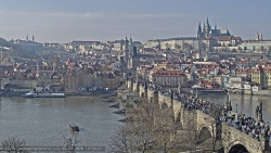 Pražský hrad, Karlův most, Vltava