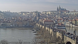 Pražský hrad, Karlův most, Vltava