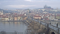 Pražský hrad, Karlův most, Vltava