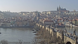 Pražský hrad, Karlův most, Vltava