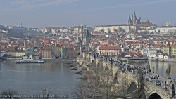 Pražský hrad, Karlův most, Vltava