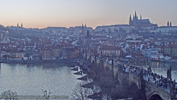Pražský hrad, Karlův most, Vltava