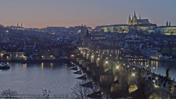 Pražský hrad, Karlův most, Vltava