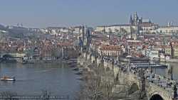 Pražský hrad, Karlův most, Vltava