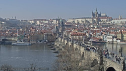 Pražský hrad, Karlův most, Vltava