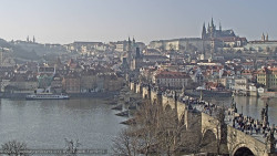 Pražský hrad, Karlův most, Vltava