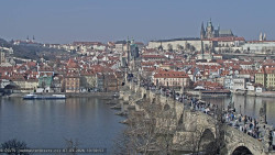 Pražský hrad, Karlův most, Vltava